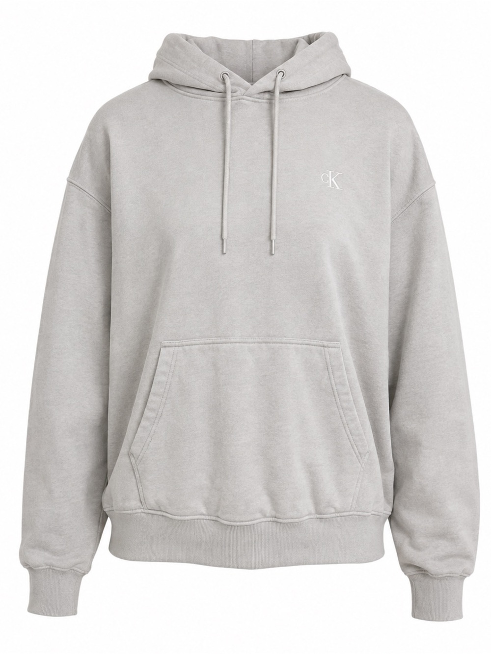 Calvin Klein Light Gray Men’s Hoodie Sweatshirt